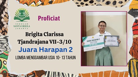 Juara Harapan 2 Lomba Menggambar usia 10-13 Tahun