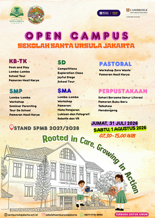 Open Campus Sekolah Santa Ursula Jakarta