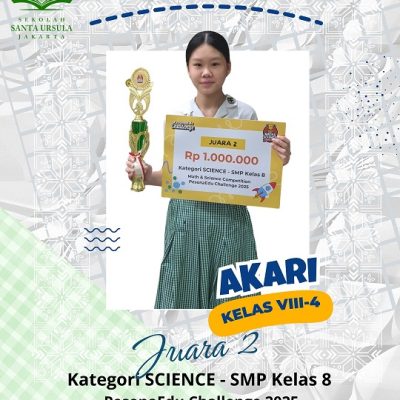 Akari/VIII-4 Dalam Kompetisi Science & Math Pesona Edu Challenge 2025.